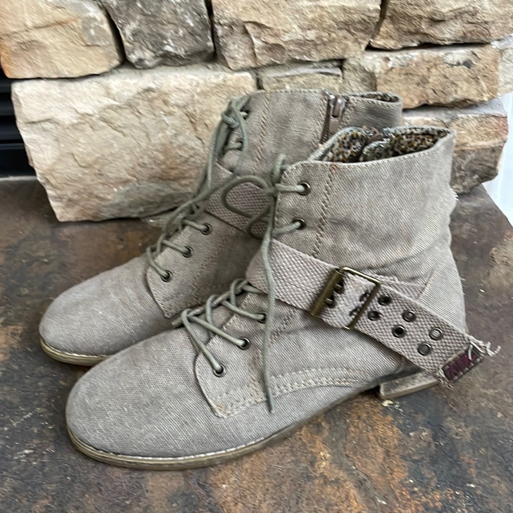 Rebels Brand Canvas Booties - FINAL SALE